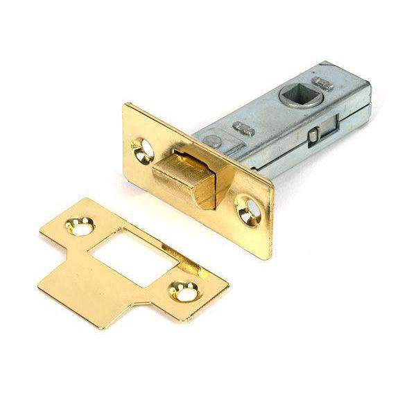 Polished Brass 2½" Tubular Mortice Latch - Latches - From The Anvil - Yester Home