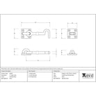 Polished Brass 3" Cabin Hook | From The Anvil - Cabin Hooks - From The Anvil - Yester Home