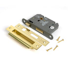 Polished Brass 3" Heavy Duty Bathroom Mortice Lock - Bathroom Locks - From The Anvil - Yester Home