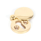 Polished Brass 30mm Round Escutcheon | From The Anvil - Escutcheons - From The Anvil - Yester Home