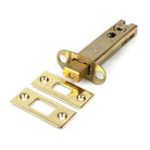 Polished Brass 4" Heavy Duty Tubular Deadbolt - Deadlocks & Deadbolts - From The Anvil - Yester Home