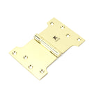 Polished Brass 4" x 4" x 6" Parliament Hinge (pair) ss | From The Anvil-Parliament Hinges-Yester Home