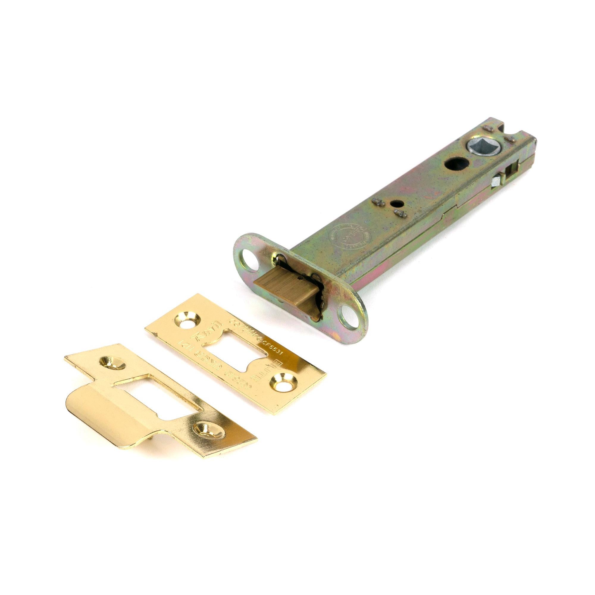 Polished Brass 5" Heavy Duty Latch - Latches - From The Anvil - Yester Home