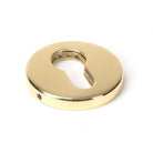 Polished Brass 52mm Regency Concealed Escutcheon | From The Anvil - Euro Escutcheons - From The Anvil - Yester Home
