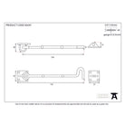 Polished Brass 6" Cabin Hook | From The Anvil-Cabin Hooks-Yester Home