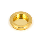 Polished Brass 60mm Art Deco Round Pull | From The Anvil - Cabinet Pulls - From The Anvil - Yester Home