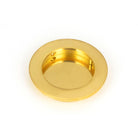 Polished Brass 75mm Plain Round Pull | From The Anvil - Cabinet Pulls - From The Anvil - Yester Home