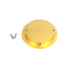 Polished Brass 75mm Plain Round Pull | From The Anvil - Cabinet Pulls - From The Anvil - Yester Home