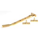 Polished Brass 8" Brompton Stay | From The Anvil-Stays-Yester Home