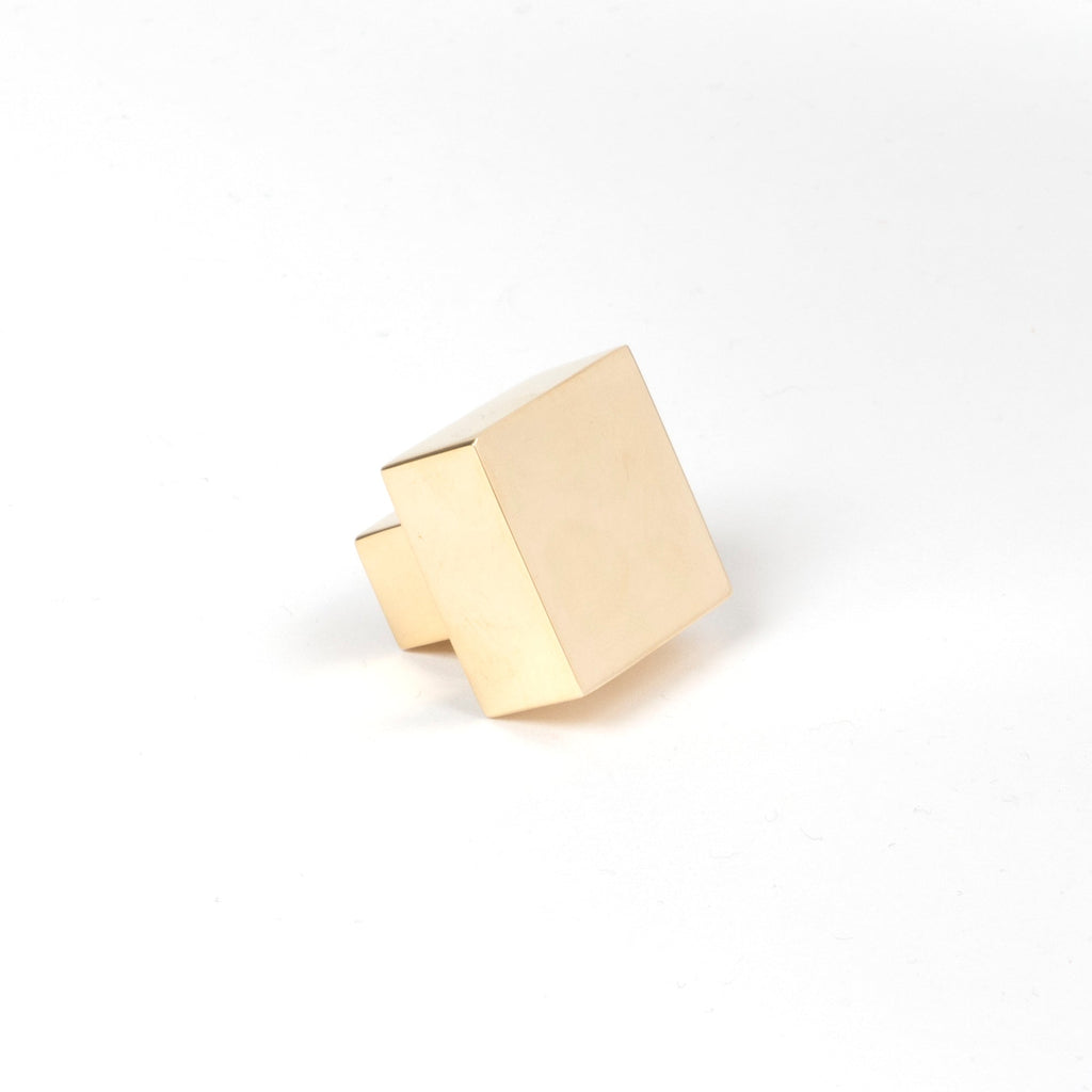 Polished Brass Albers Cabinet Knob - 25mm | From The Anvil-Cabinet Knobs-Yester Home