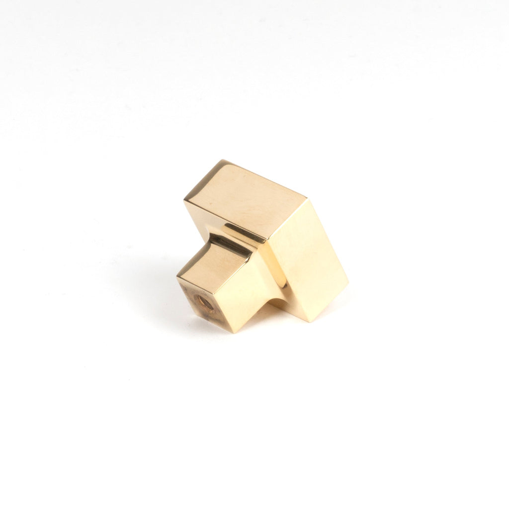 Polished Brass Albers Cabinet Knob - 25mm | From The Anvil