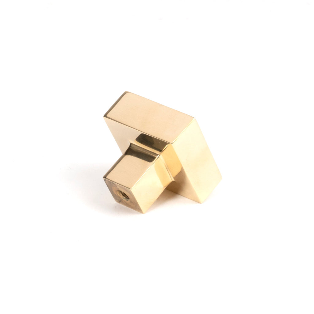 Polished Brass Albers Cabinet Knob - 30mm | From The Anvil