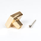 Polished Brass Albers Cabinet Knob - 35mm | From The Anvil - Cabinet Knobs - From The Anvil - Yester Home