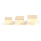 Polished Brass Albers Cabinet Knob - 35mm | From The Anvil-Cabinet Knobs-Yester Home