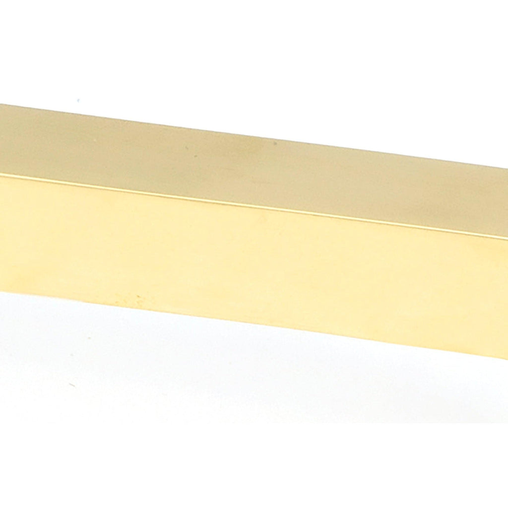 Polished Brass Albers Pull Handle - Medium | From The Anvil
