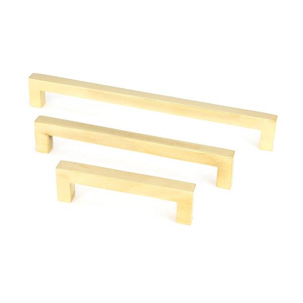 Polished Brass Albers Pull Handle - Medium | From The Anvil-Pull Handles-Yester Home