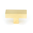 Polished Brass Albers T-Bar | From The Anvil-Cabinet Knobs-Yester Home