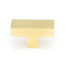 Polished Brass Albers T-Bar | From The Anvil - Cabinet Knobs - From The Anvil - Yester Home