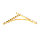 Polished Brass Apperley Shelf Bracket (314mm x 250mm) | From The Anvil - Shelf Brackets - From The Anvil - Yester Home