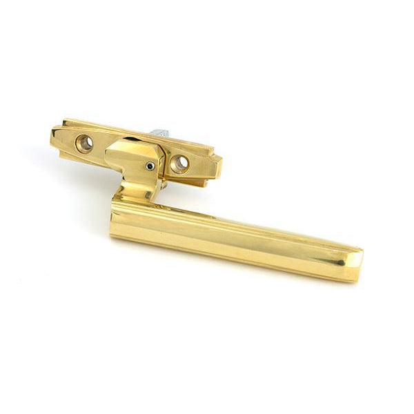 Polished Brass Art Deco Espag - LH - Espag. Fasteners - From The Anvil - Yester Home
