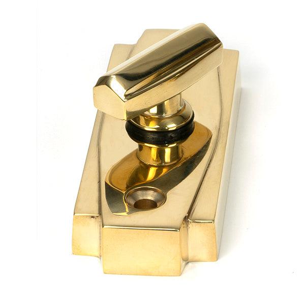 Polished Brass Art Deco Thumbturn | From The Anvil-Thumbturns-Yester Home