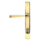 Polished Brass Avon Slimline Lever Espag. Lock Set | From The Anvil - Espagnolette - From The Anvil - Yester Home