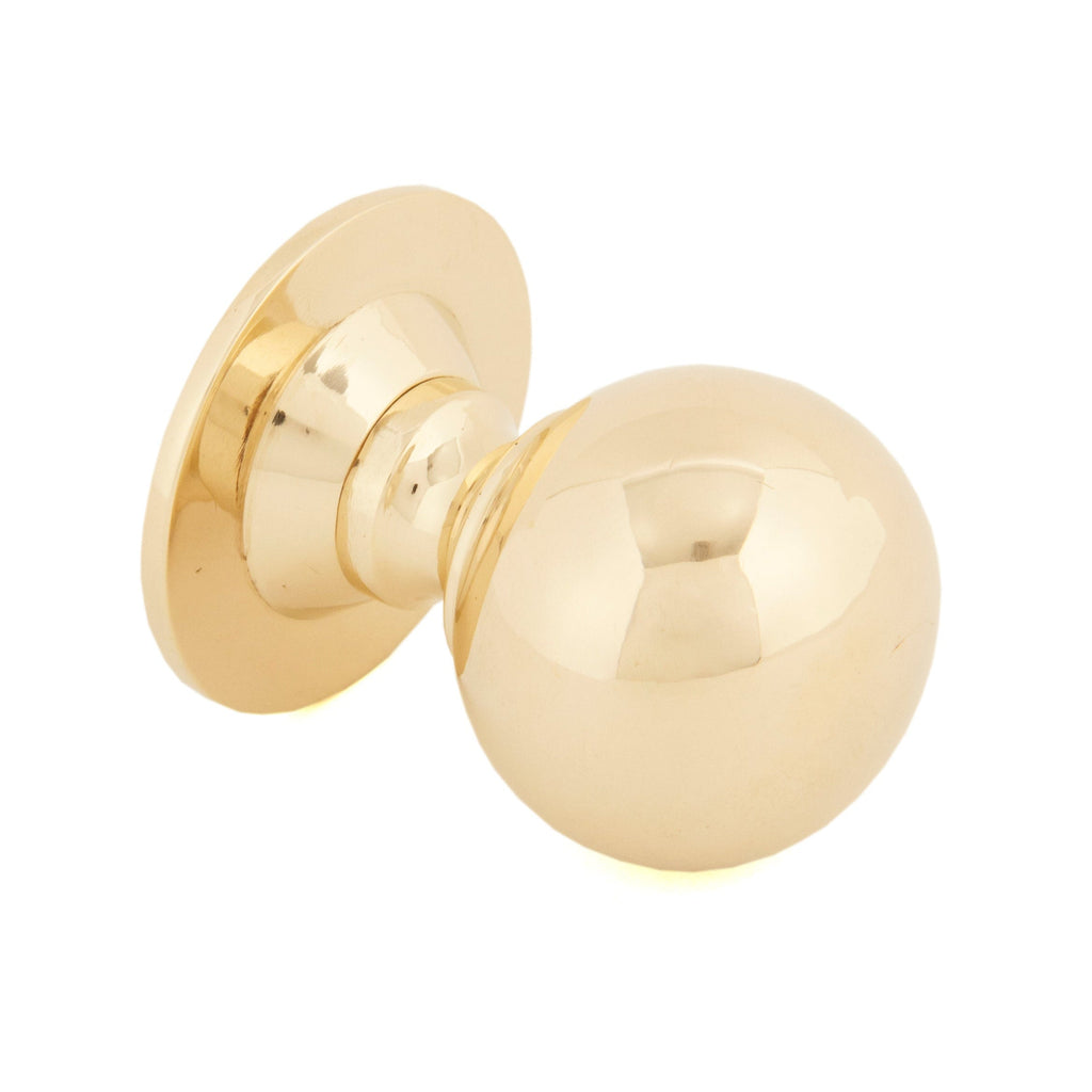 Polished Brass Ball Cabinet Knob 31mm | From The Anvil-Cabinet Knobs-Yester Home