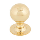 Polished Brass Ball Cabinet Knob 39mm | From The Anvil-Cabinet Knobs-Yester Home