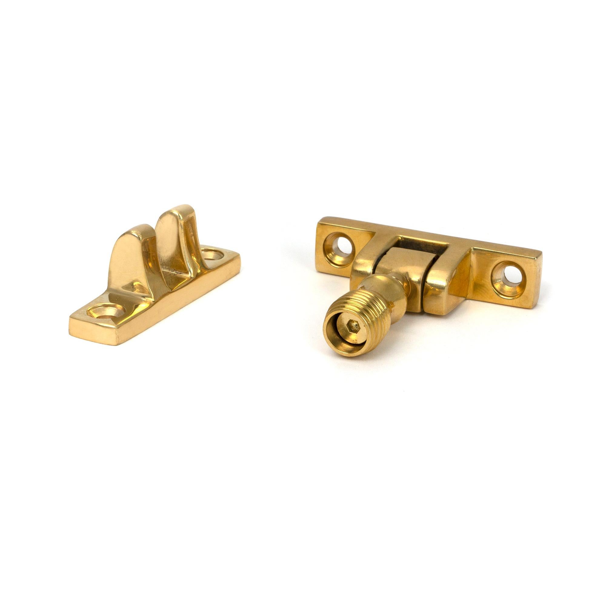 Polished Brass Beehive Brighton Fastener - Narrow (Square) | From The Anvil - Brighton Fasteners - From The Anvil - Yester Home