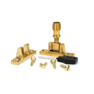 Polished Brass Beehive Brighton Fastener - Narrow (Square) | From The Anvil - Brighton Fasteners - From The Anvil - Yester Home