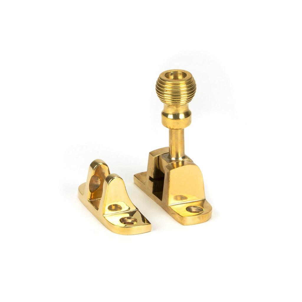 Polished Brass Beehive Brighton Fastener (Radiused) | From The Anvil-Fasteners-Yester Home