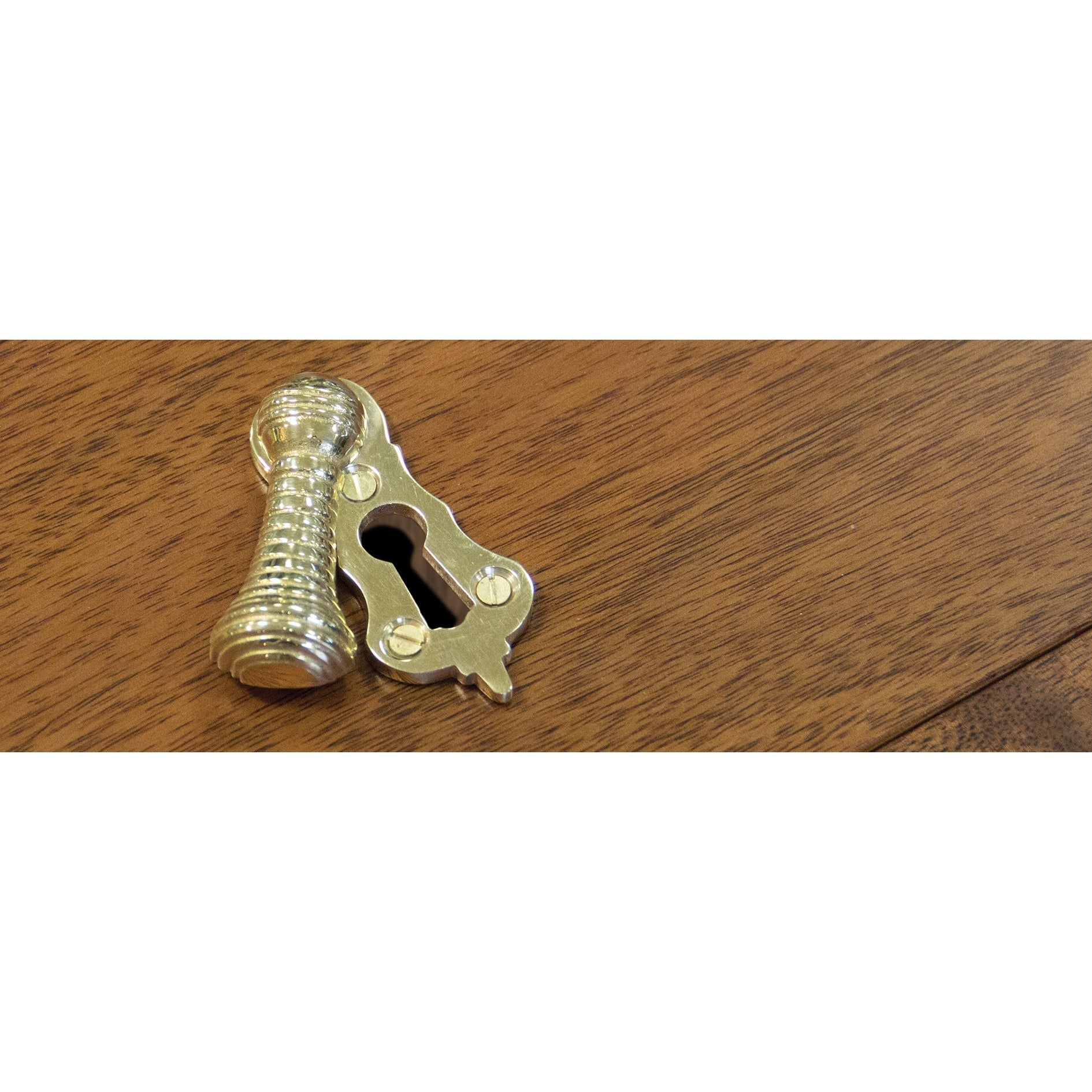 Polished Brass Beehive Escutcheon | From The Anvil-Escutcheons-Yester Home