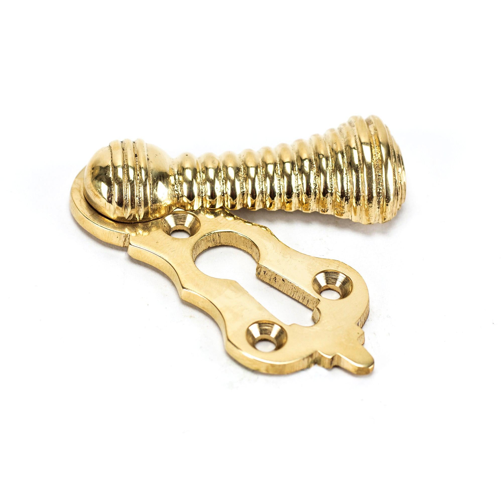 Polished Brass Beehive Escutcheon | From The Anvil - Escutcheons - From The Anvil - Yester Home