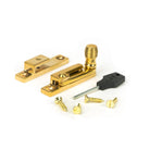 Polished Brass Beehive Quadrant Fastener - Narrow | From The Anvil - Quadrant Fasteners - From The Anvil - Yester Home