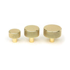 Polished Brass Brompton Cabinet Knob - 32mm (No rose) | From The Anvil-Cabinet Knobs-Yester Home