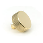 Polished Brass Brompton Cabinet Knob - 38mm (No rose) | From The Anvil-Cabinet Knobs-Yester Home