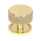 Polished Brass Brompton Cabinet Knob - 38mm (Plain) | From The Anvil - Cabinet Knobs - From The Anvil - Yester Home