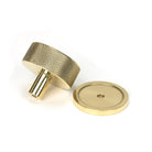 Polished Brass Brompton Cabinet Knob - 38mm (Plain) | From The Anvil - Cabinet Knobs - From The Anvil - Yester Home