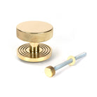 Polished Brass Brompton Centre Door Knob (Beehive) | From The Anvil - Centre Door Knobs - From The Anvil - Yester Home