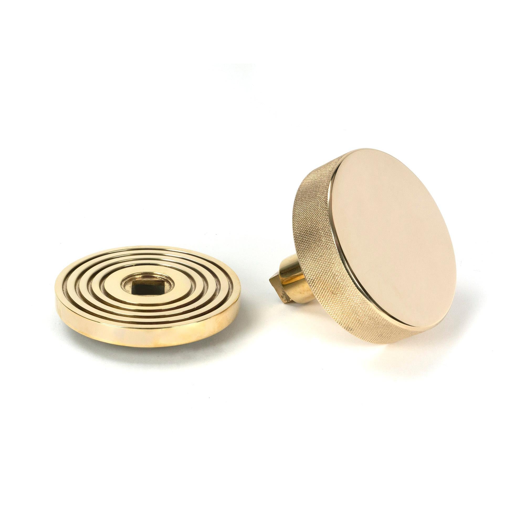 Polished Brass Brompton Centre Door Knob (Beehive) | From The Anvil - Centre Door Knobs - From The Anvil - Yester Home