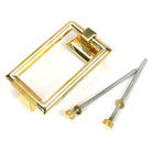 Polished Brass Brompton Door Knocker | From The Anvil - Bolt-Through Door Knockers - From The Anvil - Yester Home