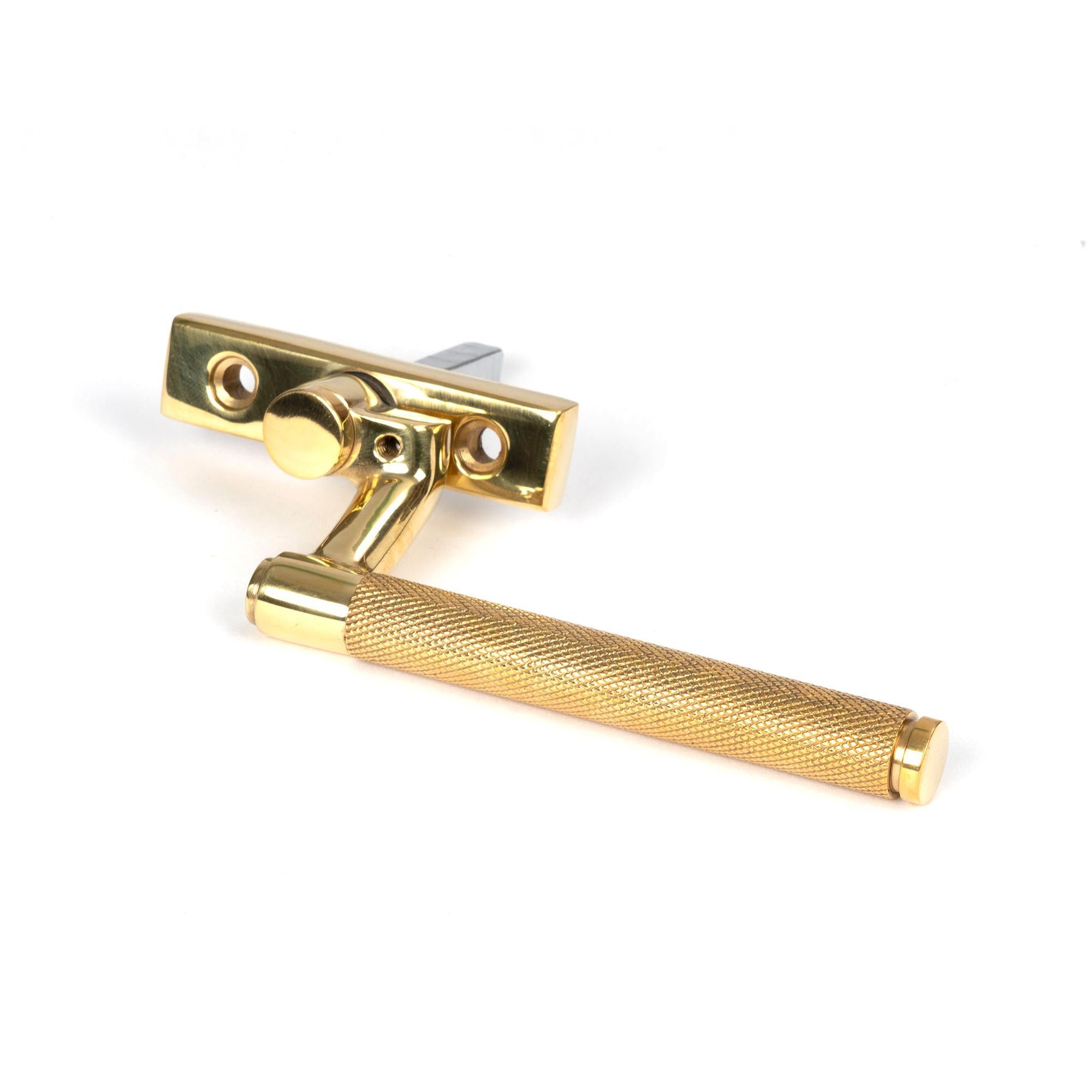 Polished Brass Brompton Espag - LH | From The Anvil - Espag. Fasteners - From The Anvil - Yester Home
