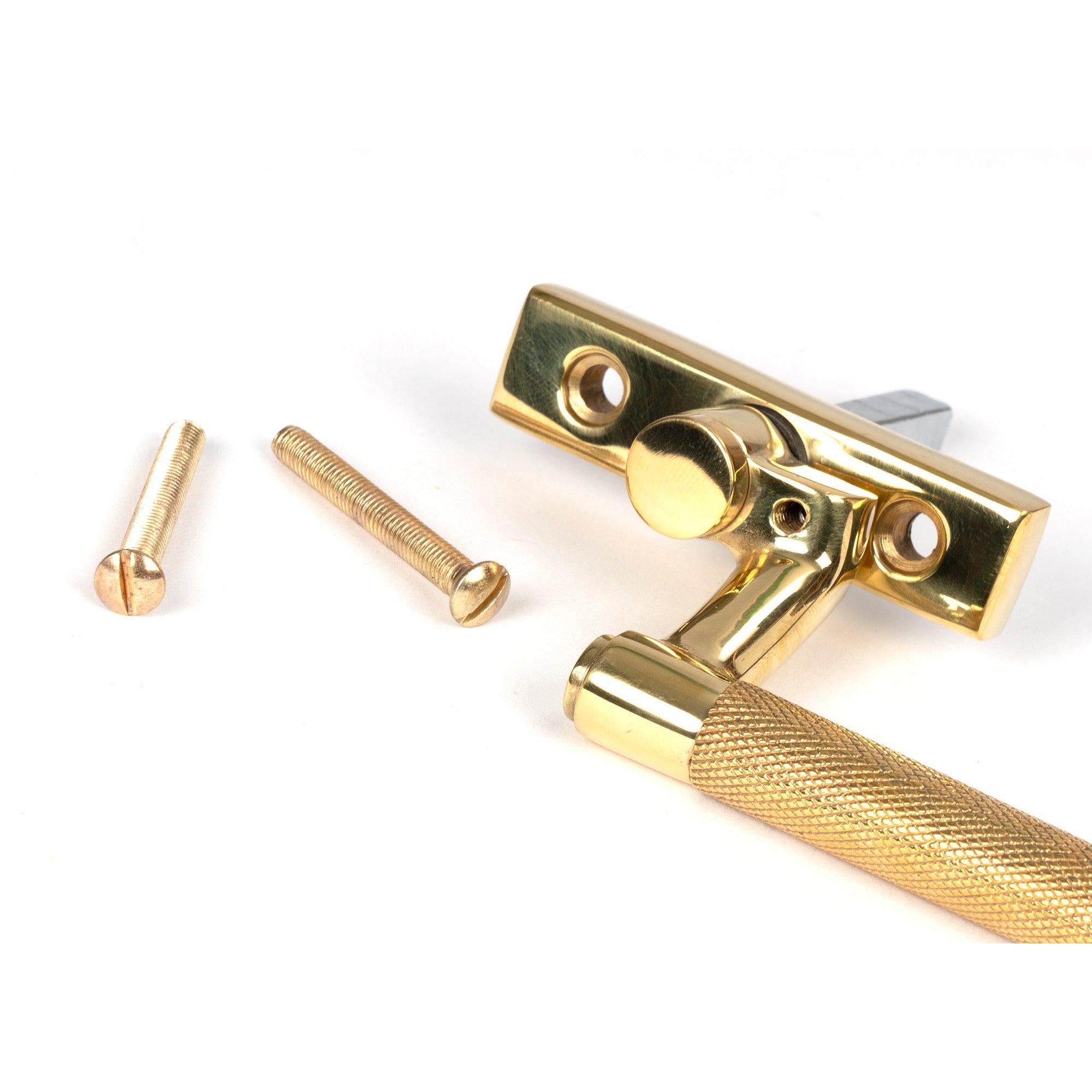 Polished Brass Brompton Espag - LH | From The Anvil - Espag. Fasteners - From The Anvil - Yester Home
