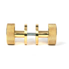 Polished Brass Brompton Mortice/Rim Knob Set Knob (Beehive) | From The Anvil - Mortice Knobs - From The Anvil - Yester Home