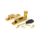 Polished Brass Brompton Quadrant Fastener - Narrow | From The Anvil-Fasteners-Yester Home