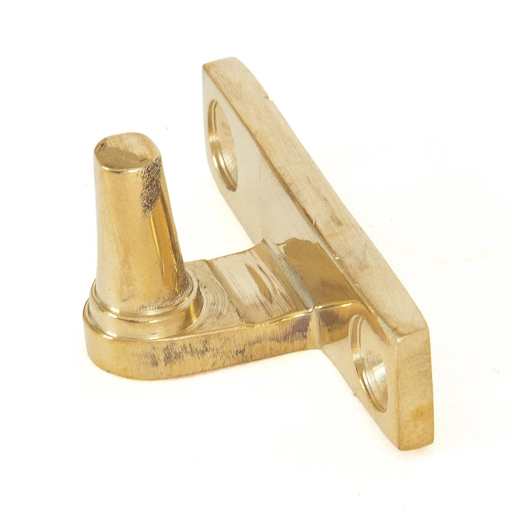 Polished Brass Cranked Stay Pin | From The Anvil - Stay Pins - From The Anvil - Yester Home