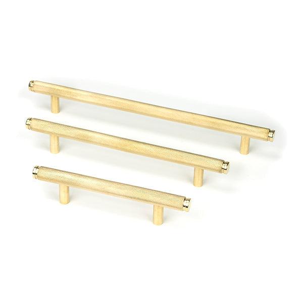 Polished Brass Full Brompton Pull Handle - Medium | From The Anvil-Pull Handles-Yester Home