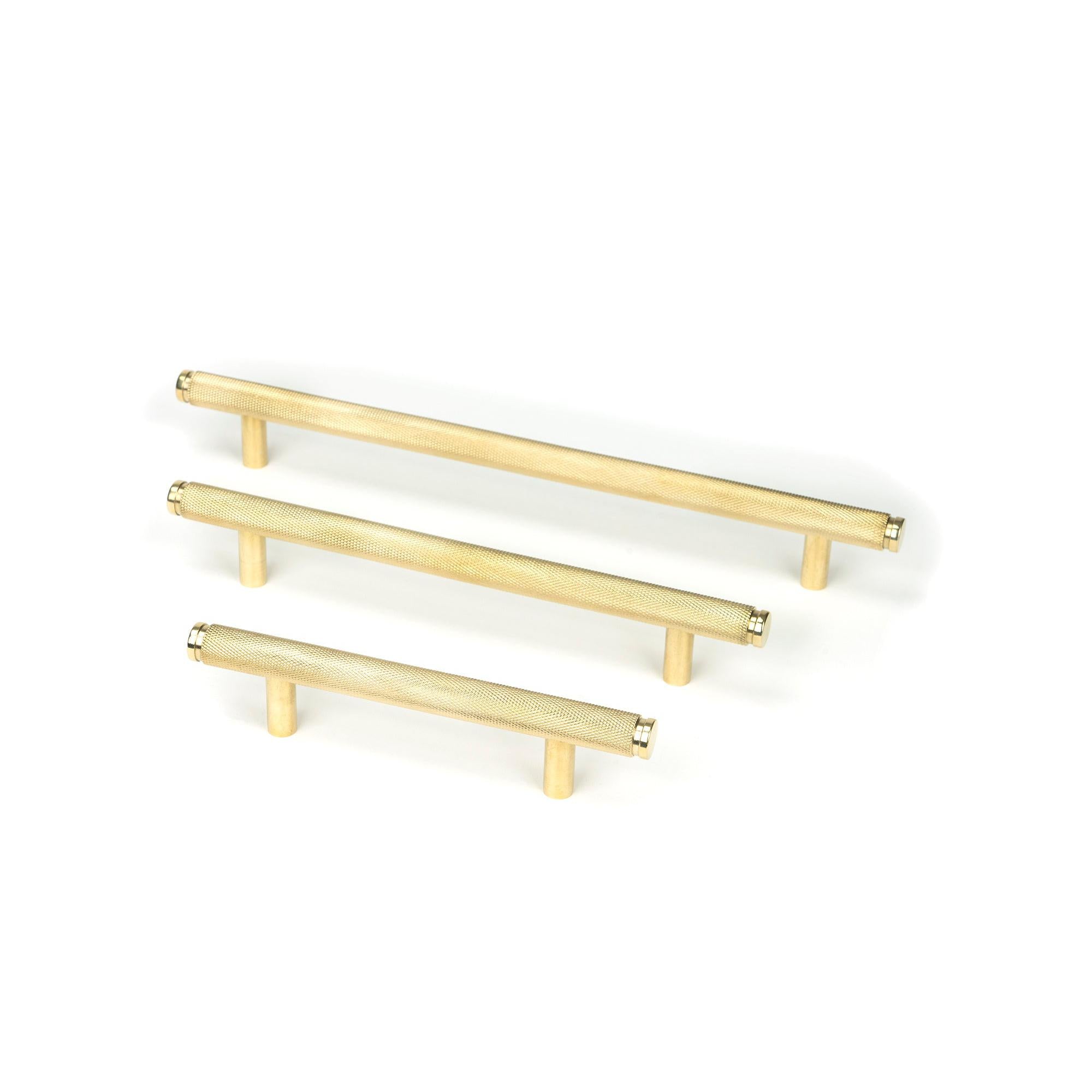 Polished Brass Full Brompton Pull Handle - Small | From The Anvil - Pull Handles - From The Anvil - Yester Home