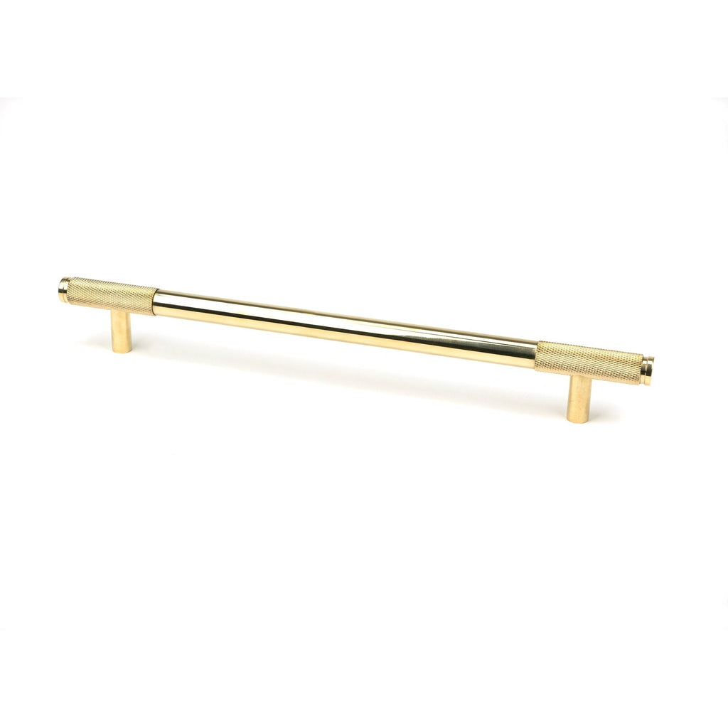 Polished Brass Half Brompton Pull Handle - Large | From The Anvil-Pull Handles-Yester Home
