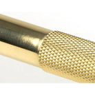 Polished Brass Half Brompton Pull Handle - Small | From The Anvil-Pull Handles-Yester Home